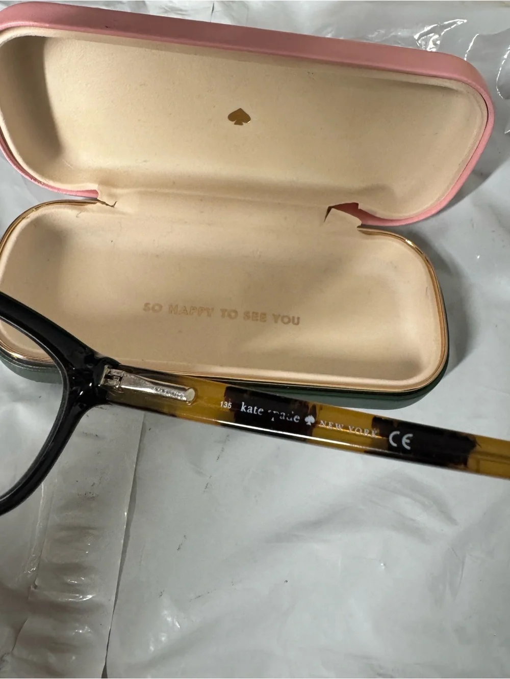 kate spade Black Cat-Eye Optical Glasses